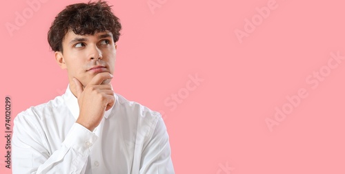 Portrait of thoughtful youn...