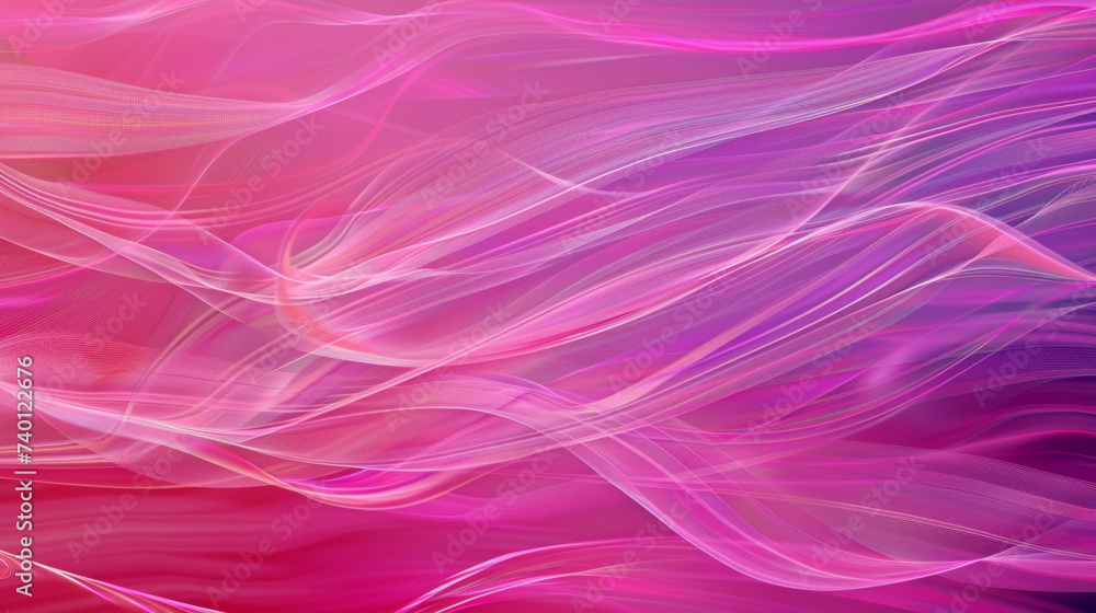 Obraz premium Magenta Tones Background , lines, waves, colorful
