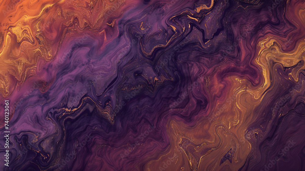 abstract painting capturing the essence of a fantasy battle, with explosive colors representing different elements and magic.

