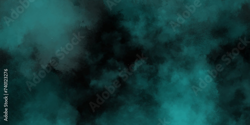 Abstract grunge mint background with smoke, old grunge texture for wallpaper and design. abstract seamless blurry ancient creative and decorative grunge texture background with blue colors