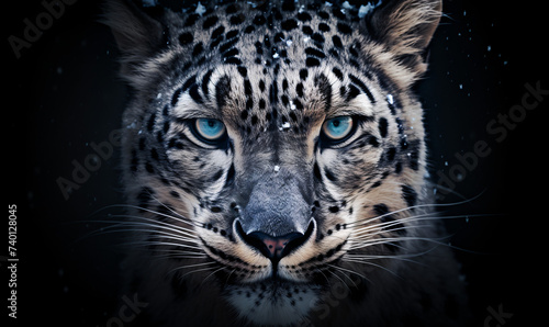 Portrait of Snow Leopard © Annika