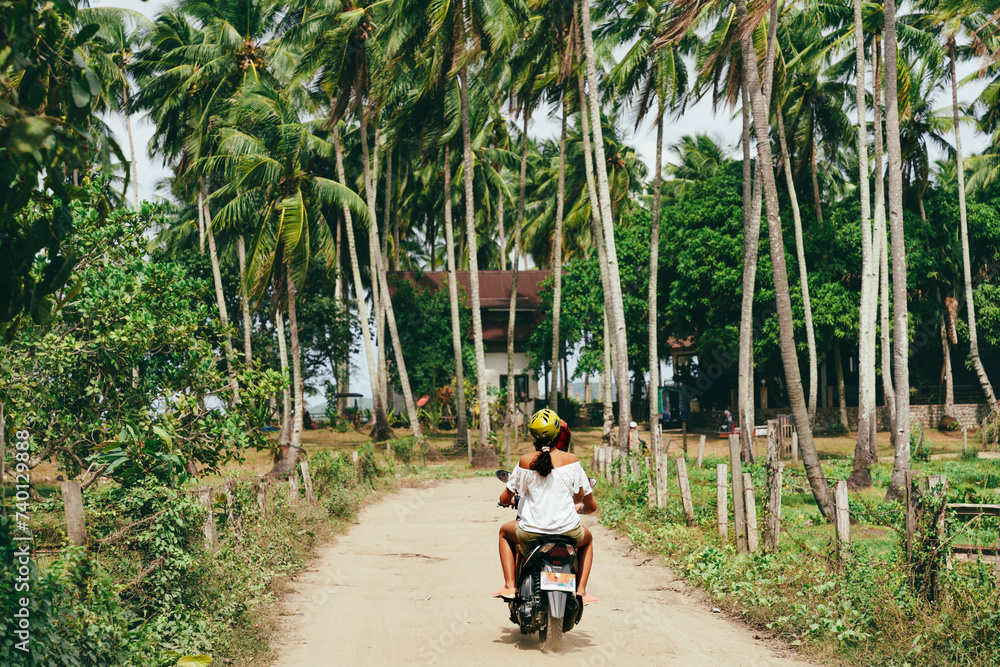 Moped Adventure: Exploring El Nido's Tropical Paradise