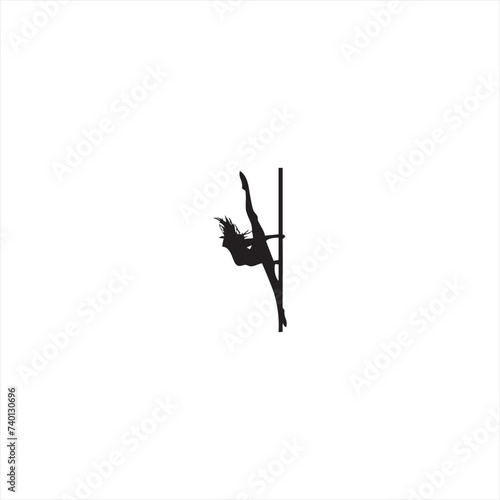  Illustration vector graphic of pole dances icon