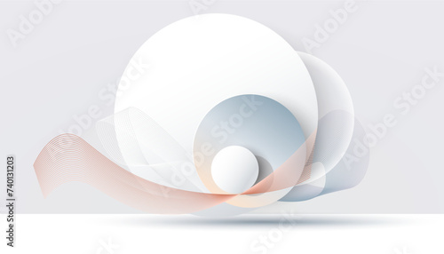 A minimalistic abstract background, geometric shapes with ample white space. Colorful halftone gradients, Cool gradients. Future geometric patterns. Vector Eps10