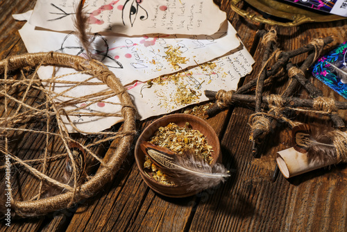 Witch's magic attributes on...