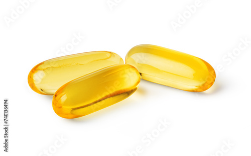 Gelatin capsule of omega 3, 6, 9 vitamin