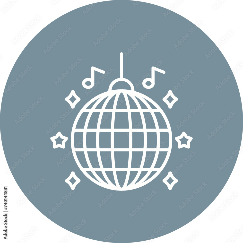Disco ball Icon Disco ball Icon