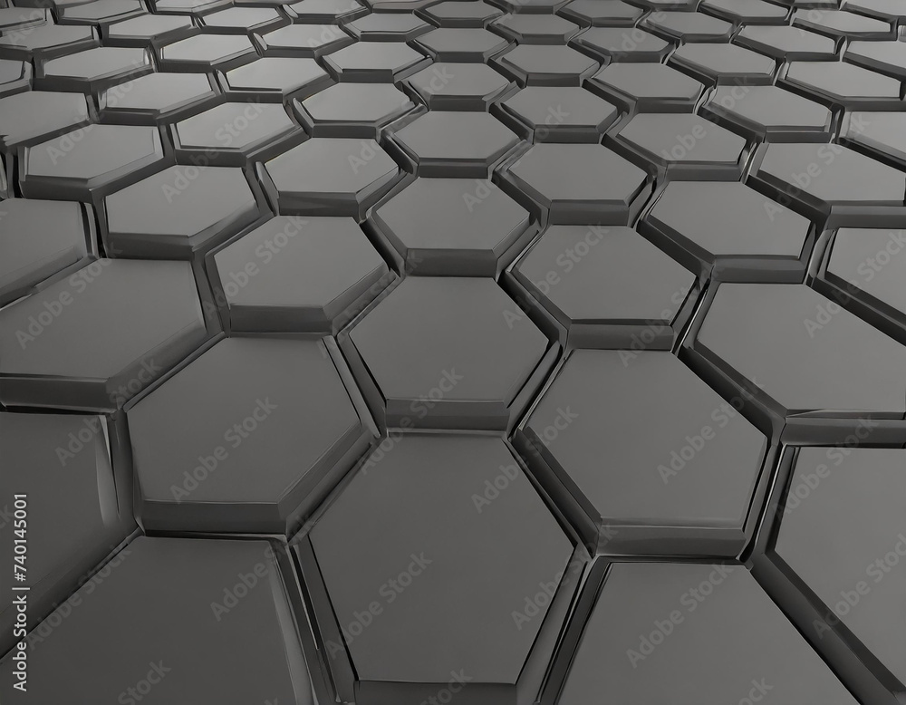 Background of abstract black 3d hexagon background design a dark honeycomb grid pattern. Abstract octagons dark 3d background.Black geometric background for design Background of abstract black 3d hexagon background design a dark honeycomb grid pattern. Abstract octagons dark 3d background.Black geometric background for design