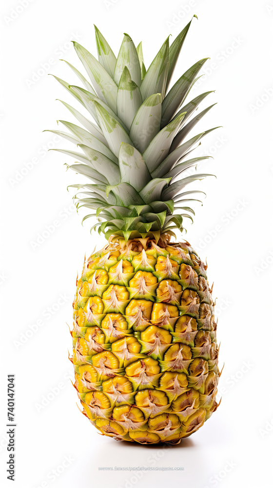 Fototapeta premium Pineapple isolated on white background