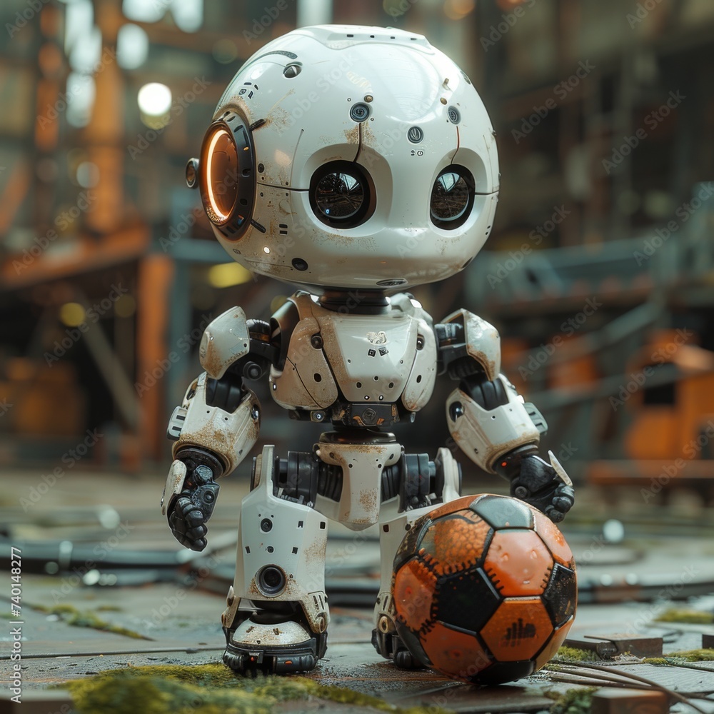 Robot football tournament global AI teams compete for the championship Robot football tournament global AI teams compete for the championship