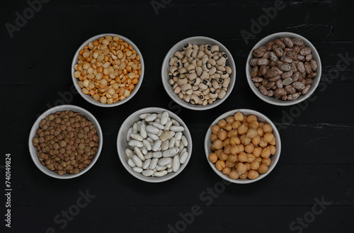 From Earth's Bounty: A Colorful Array of Assorted Beans, Ready to Nourish and Delight