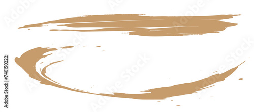 アナログタッチのブラシストローク