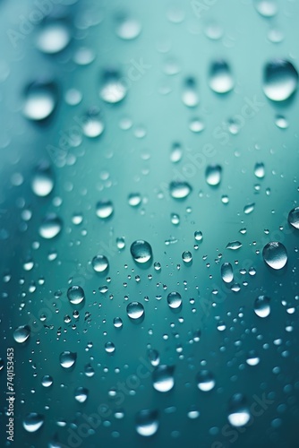 Close up of water droplets on a windshield. Great for weather or transportation concepts