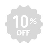 10 Persent Discount Off Icon. Discount Icon illustration, vector.  - 5
