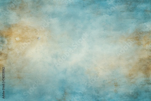 A serene painting of a blue sky with fluffy clouds. Suitable for nature or weather-related projects