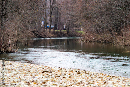 river in autumn