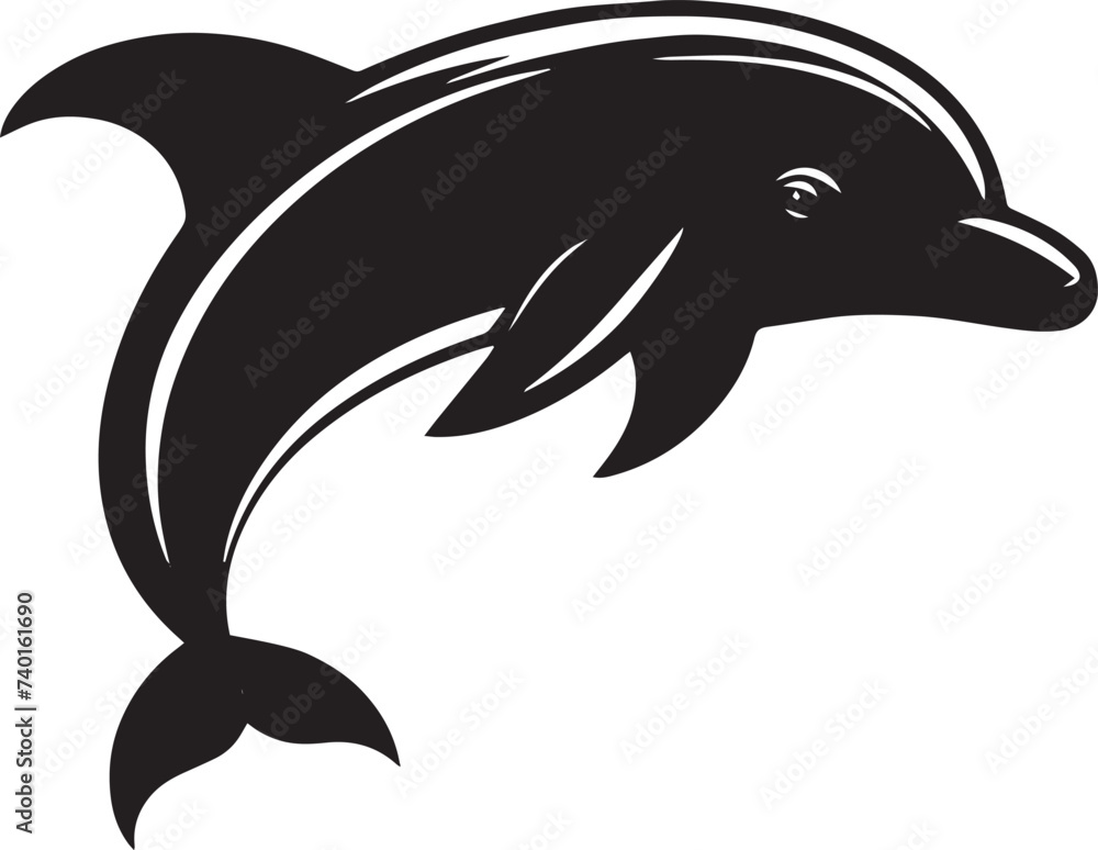 Fototapeta premium dolphin silhouette drawing ,dolphin silhouette png , dolphin silhouette sunset ,dolphin silhouette vector 