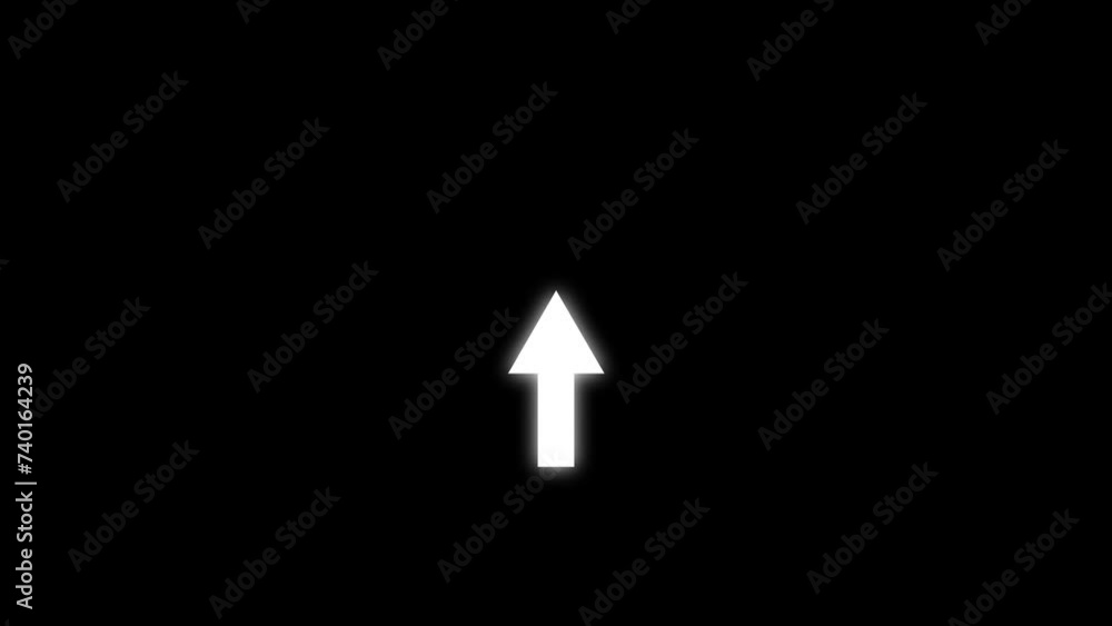 Abstract swipe up arrow icon animation background. Abstract swipe up arrow icon animation background.