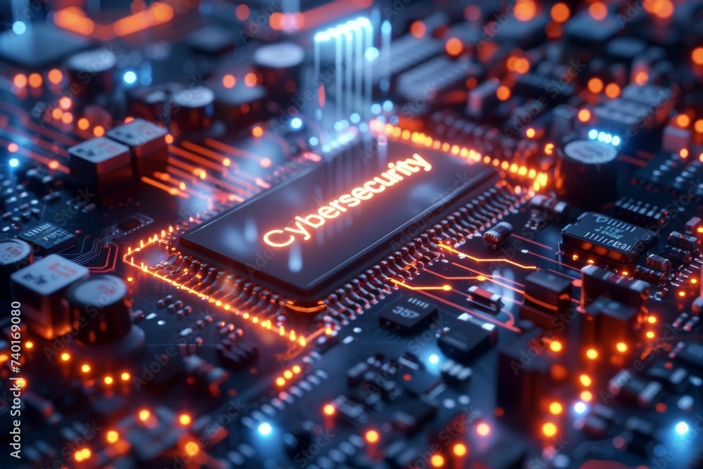 cyber security text on motherboard
cyber security text on motherboard