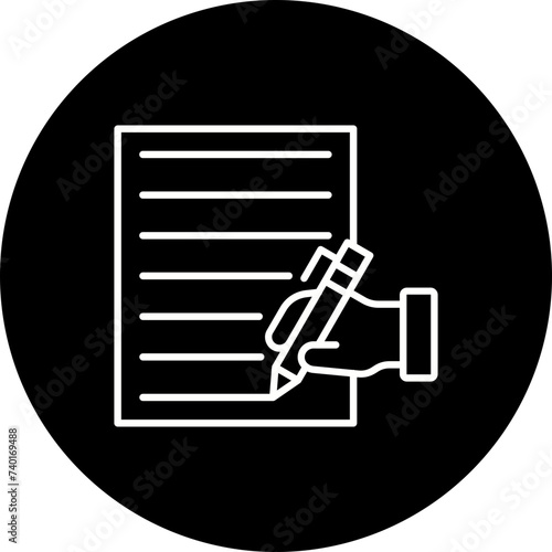 Writing Icon