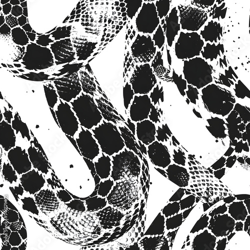 Seamless of snake texture