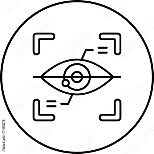 Eye scanner Icon