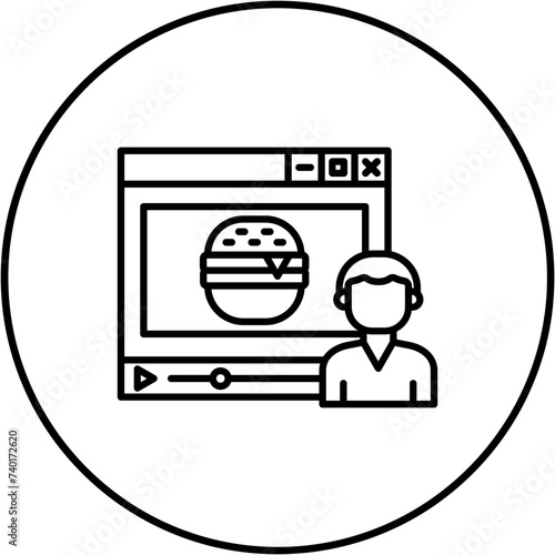 Food blogger Icon