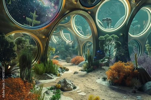 Virtual space colony design competition Inviting participants to create innovative habitats for living and working in extraterrestrial environments.