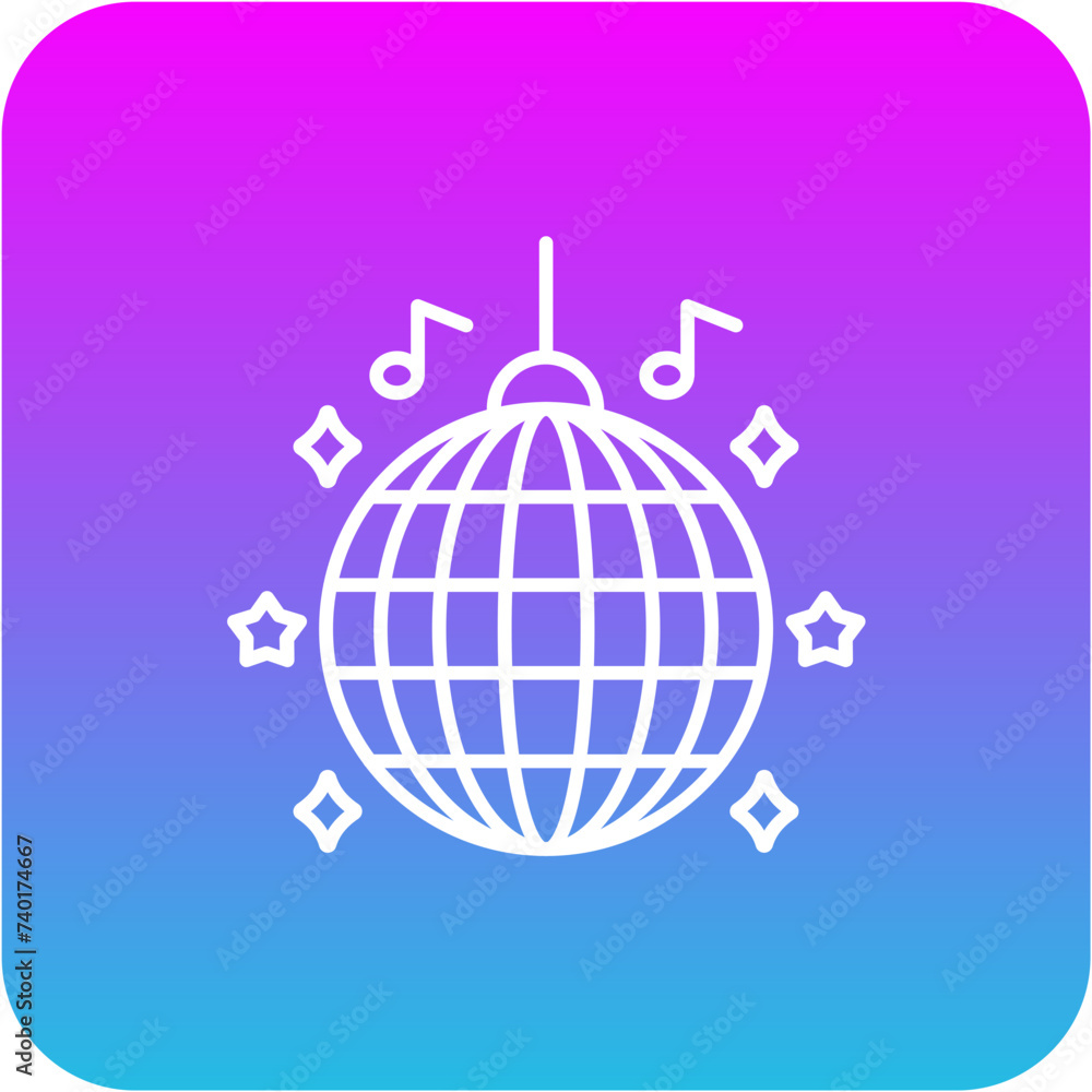 Disco ball Icon Disco ball Icon