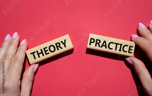 Fotografie Theory or Practice symbol