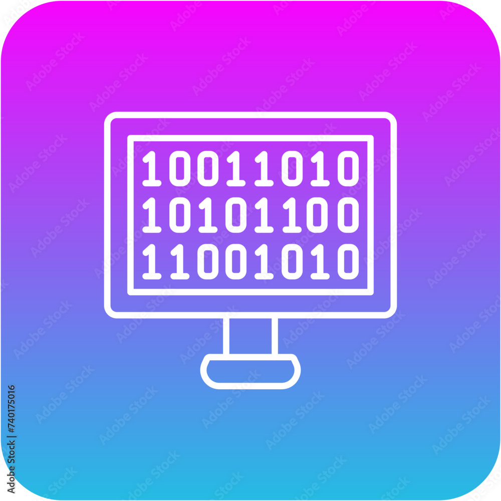 Binary code Icon Binary code Icon