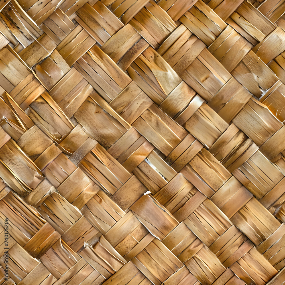Seamless of wicker rattan pattern Seamless of wicker rattan pattern