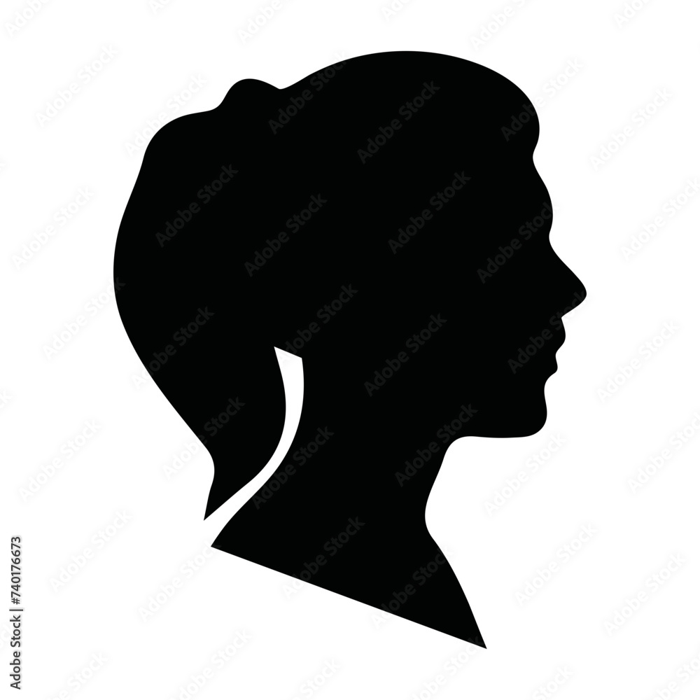 Woman Face Silhouette