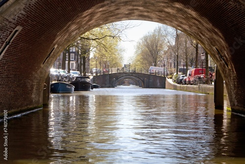 Kanal in Amsterdam