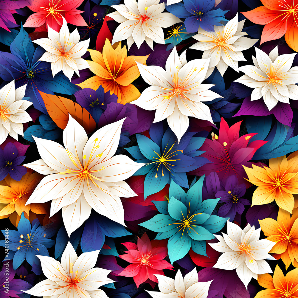 seamless floral pattern seamless floral pattern