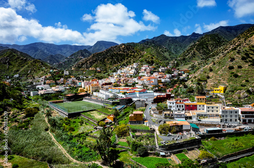Vallehermoso, Island La Gomera, Canary Islands, Spain, Europe. photo