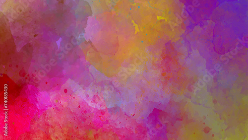 Colorful Watercolor Background for Various Design.