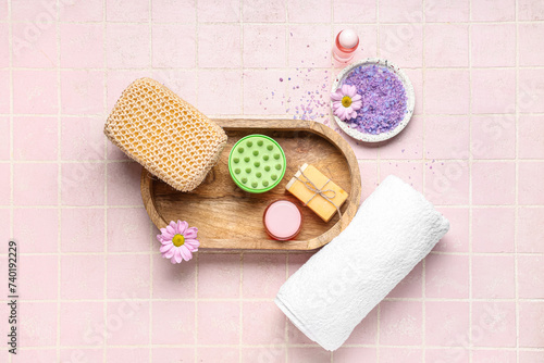 Spa and wellness bathroom e...