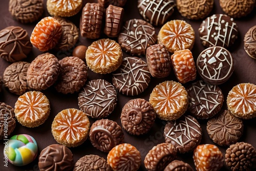 Assorted Chocolate Pralines Collection