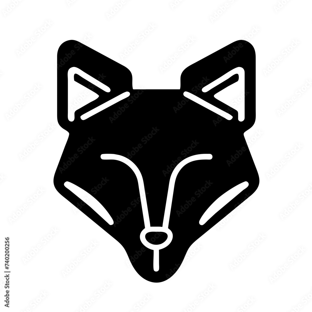 Unique Fox Logo: Illustration in Vector Format for Distinctive Branding Unique Fox Logo: Illustration in Vector Format for Distinctive Branding