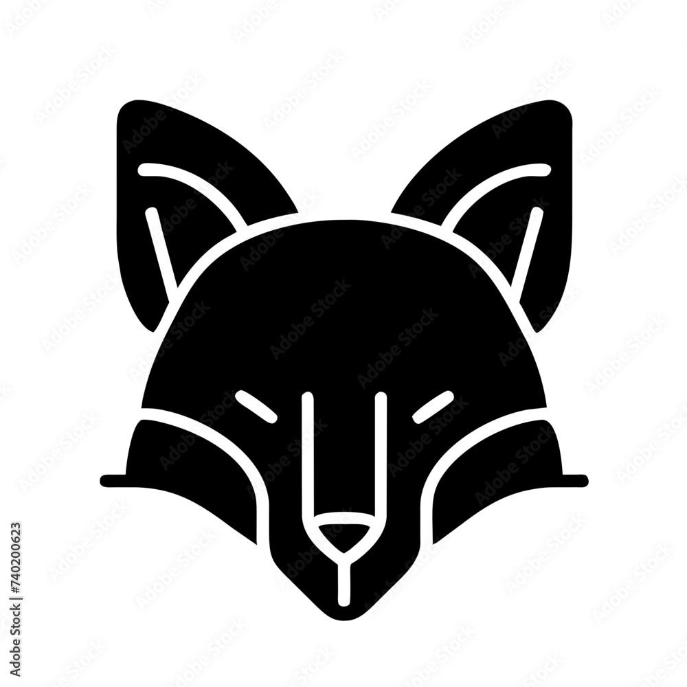 Unique Fox Logo: Illustration in Vector Format for Distinctive Branding Unique Fox Logo: Illustration in Vector Format for Distinctive Branding