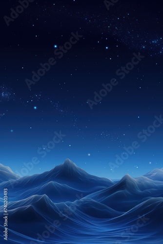 Mountain line art background, luxury Azure wallpaper design for cover, invitation background