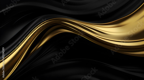 A black and gold background with a black and gold pattern as abstract background wallpaper,, Black and gold wallpaper with a gold background