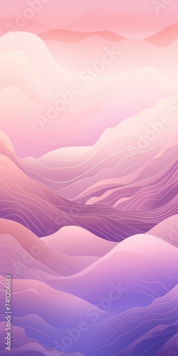 Mountain line art background  luxury Mauve wallpaper design for cover  invitation background