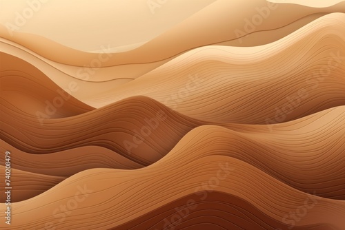 Mountain line art background, luxury Tan wallpaper design for cover, invitation background © Lenhard