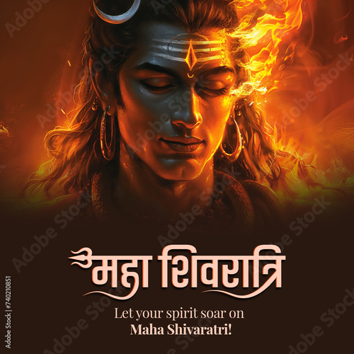 Maha Shivaratri social media banner photo