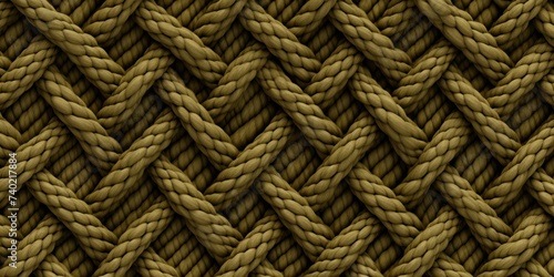 Olive rope pattern seamless texture