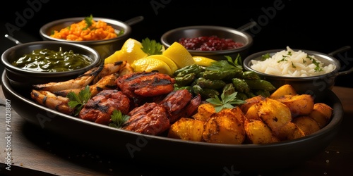 Sajji Culinary Extravaganza,Marinated in Spices, Capturing Flavorful Bliss in Every Savory Bite 