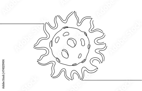 Sun. Moon. Space. Astronomy