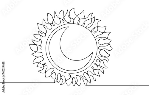 Sun. Moon. Equinox
